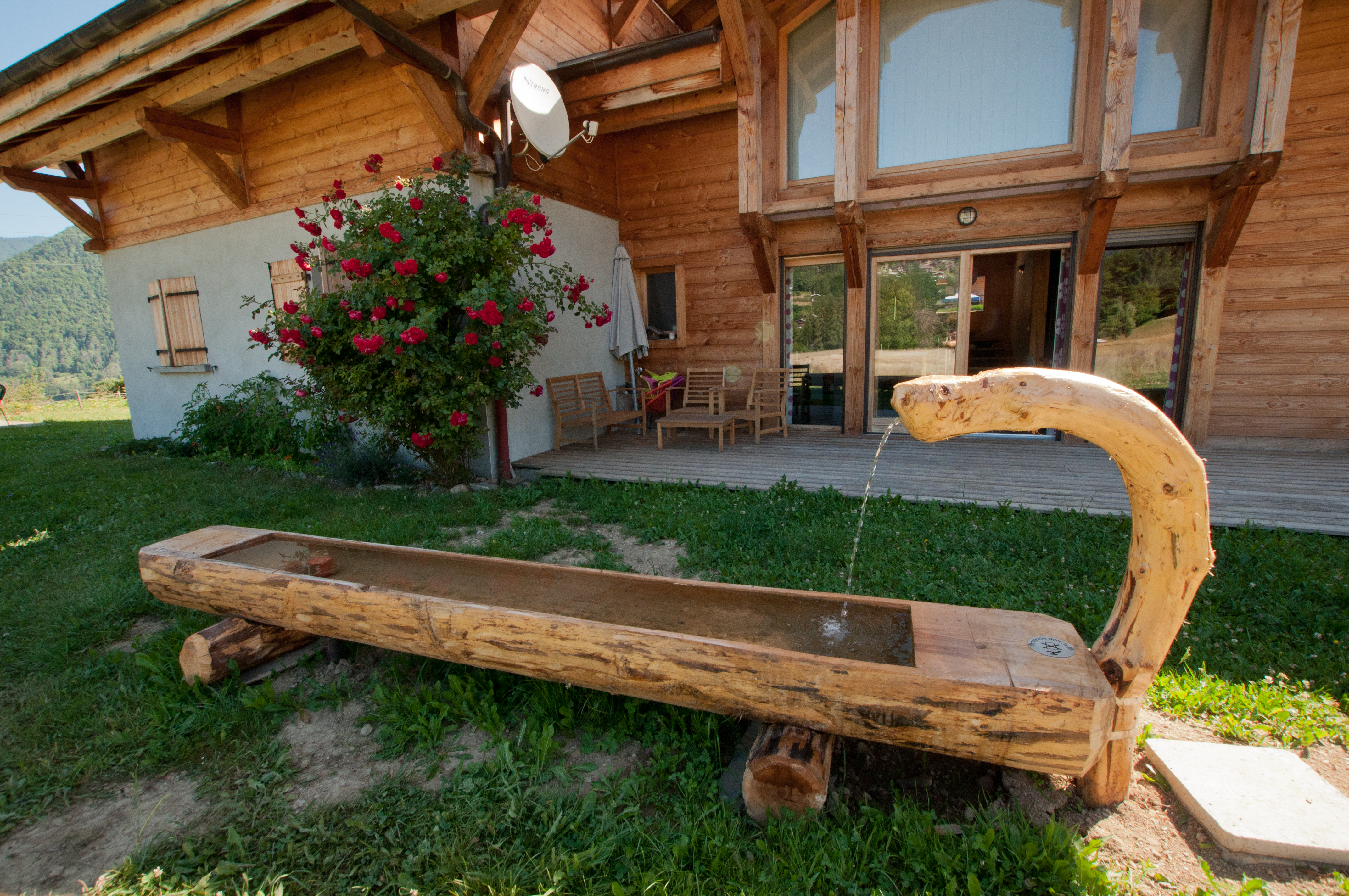 Vue bassin — Chalet La Merlerie